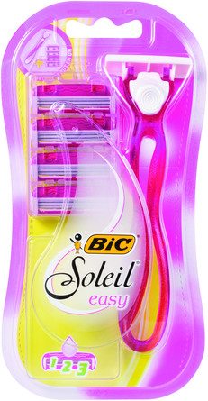 BiC Soleil Easy Barbarskraber 4 stk