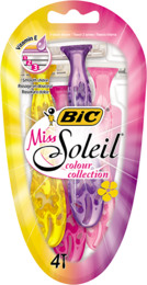 BiC Miss Soleil Colour Barberskrabere 4 stk