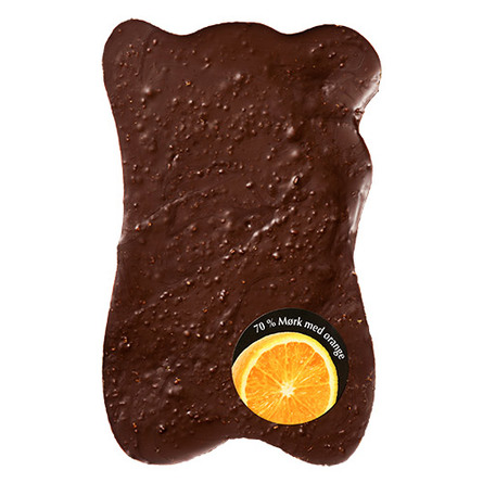 Økoladen Chok o blok mørk m orange Ø 170 g