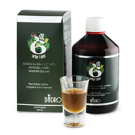 6 Urter i een 6 Sunde Urter i Een 500 ml