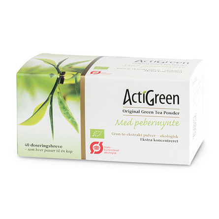Grøn te m. pebermynte Ø ActiGreen