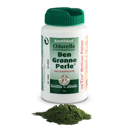 Chlorella Den grønne perle instant 160 g