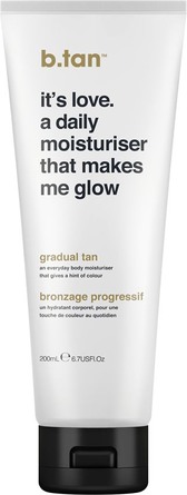 b.tan Tanopbyggende Lotion It's Love. A Daily Moisturiser that Makes Me Glow