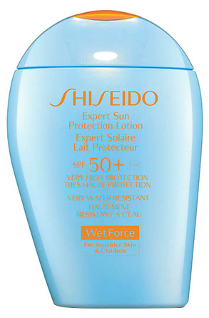 Shiseido Sun Lotion Sensitive Face And Body Spf50, 100 Ml