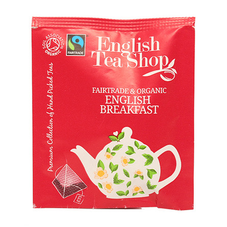 English Tea Shop English Breakfast tea Øko 50 breve