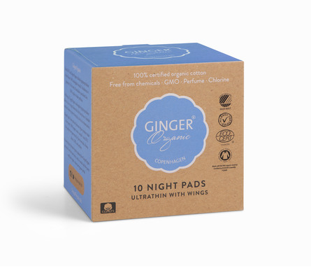 GingerOrganic Bind - Nat, 10 stk.