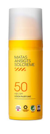 Matas Striber Ansigtssolcreme SPF 50 50 ml