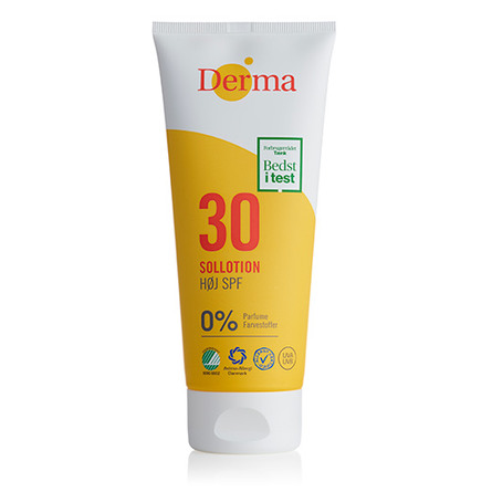 Derma Sollotion Høj SPF 30 200 ml