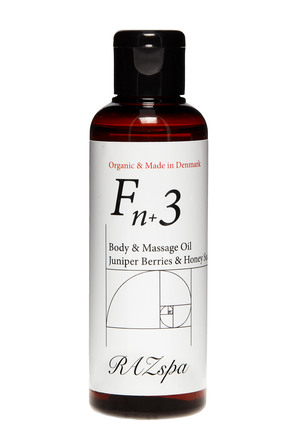 RAZspa Fn+3 Body & Massage Oil Juniper Berries & Honysuckle