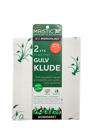 Maistic Bio Gulvklude 2 stk.- Fri for mikroplast