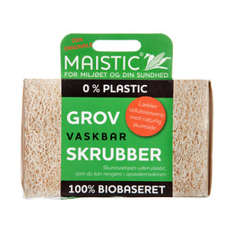 Maistic Bio Grov skrubber - Vaskbar  - Fri for mikroplast 1 stk. 1 stk.