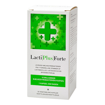Lactiplus Forte Mælkesyrebakterier 30 kaps