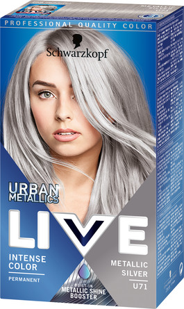Kob Schwarzkopf Live Color Metallic Silver U71 Matas