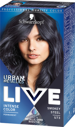 Schwarzkopf LIVE Intense Color Urban Metallics U73 Smokey Steel