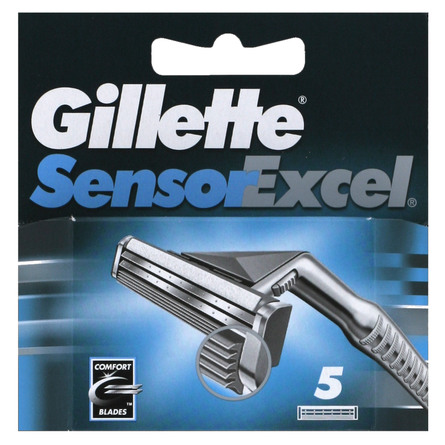 Gillette Sensor Excel Barberblade 5 stk.
