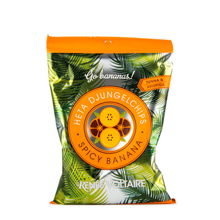 Spicy Banana chips Renée Voltaire 85 g
