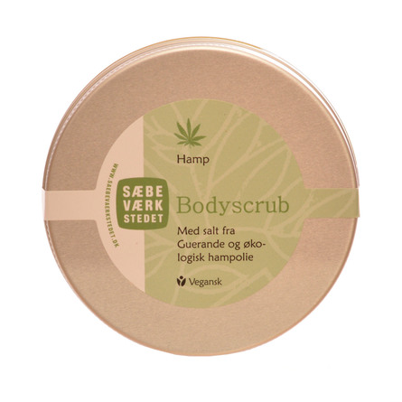 SÆBEVÆRKSTEDET Hamp Saltscrub med økologisk hampolie 200 ml