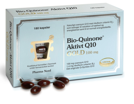 Pharma Nord Bio-Quinone Aktivt Q10 Gold 100 mg 180 kaps.
