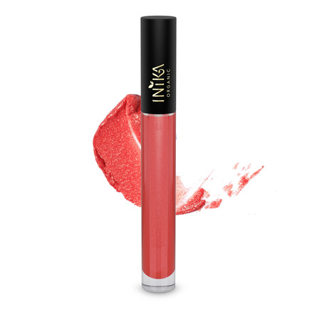 Inika Organic Certified Organic Lip Glaze Coral