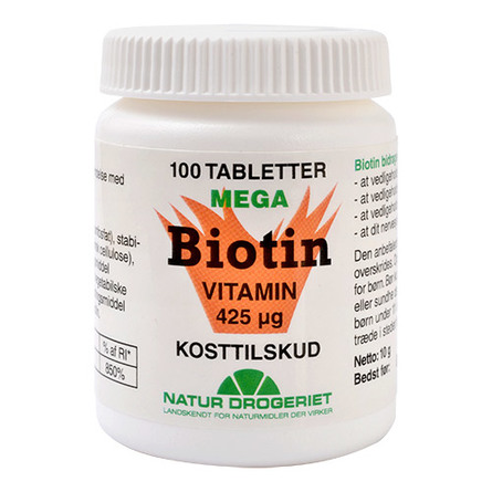 Natur Drogeriet Biotin 100 tabl.