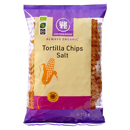 Tortillachips gul Ø 125 g
