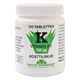 K1-vitamin 150 ug 100 tab