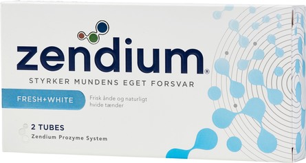 Zendium Fresh + White Tandpasta 2 x 50 ml