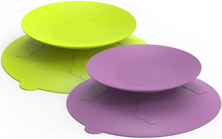 Kidsme Stay in Place Sugekop 2-Pak Lavendel & Lime
