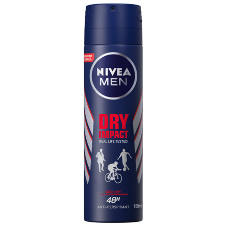 Nivea Men Deodorant Dry Impact Spray 150 ml