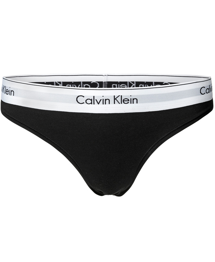 Køb Calvin Undertøj Modern Thong Sort str. S -