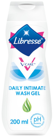 Libresse V-Care intimvask med Aloe Vera - Parfumefri 200 ml