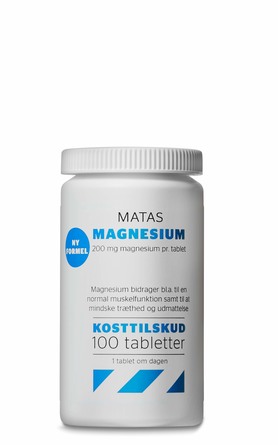 Matas Striber Matas Magnesium 200 mg 100 tabl.