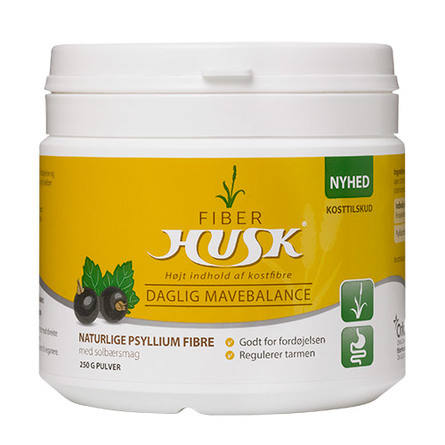 HUSK Huskfibre med Solbærsmag 250 g