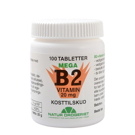 Mega B2 vitamin 20 mg 100 tab