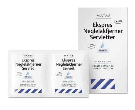 Matas Striber Ekspres Negelakfjernerservietter 20 stk.