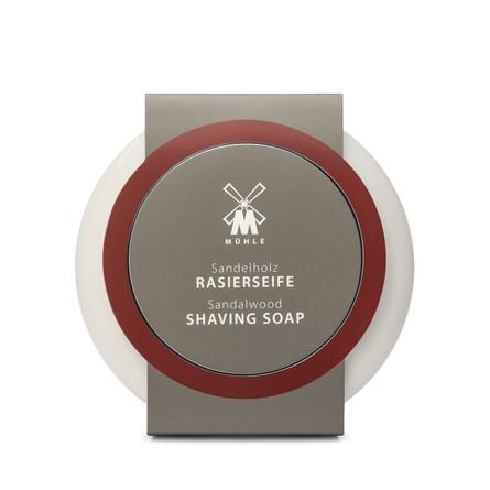 Mühle Barbersæbe i skål, Sandeltræ, 65 gr.