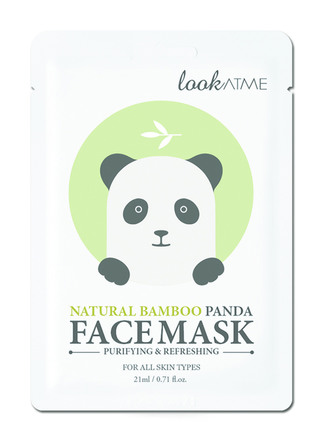 Look At Me Natural Bamboo Panda Face Mask 1 stk