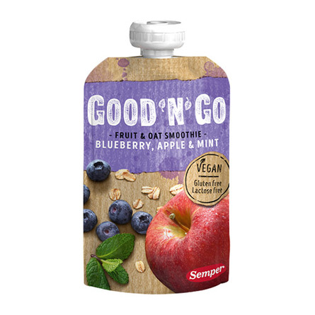 Semper Smoothie frugt og havre m. 120 gr.