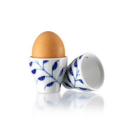 Royal Copenhagen. Blue Fluted Mega Egg Cup 2-Pak