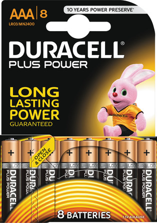 Duracell AAA Batterier 8-Pak