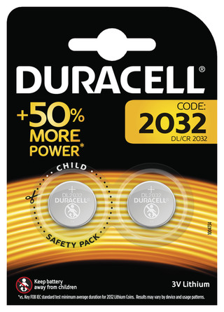 Duracell CR2032 Batterier 2-Pak