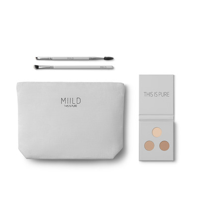 MIILD Eyecatch Effect Beauty Bag Light Earth