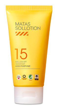 Matas Striber Sollotion SPF 15 Uden Parfume 80 ml, rejsestørrelse