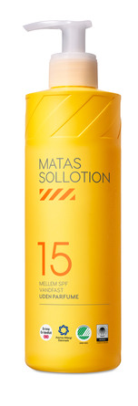 Matas Striber Sollotion SPF 15 Uden Parfume 400 ml