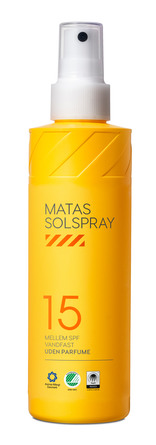 Matas Striber Solspray SPF 15 Uden Parfume 200 ml