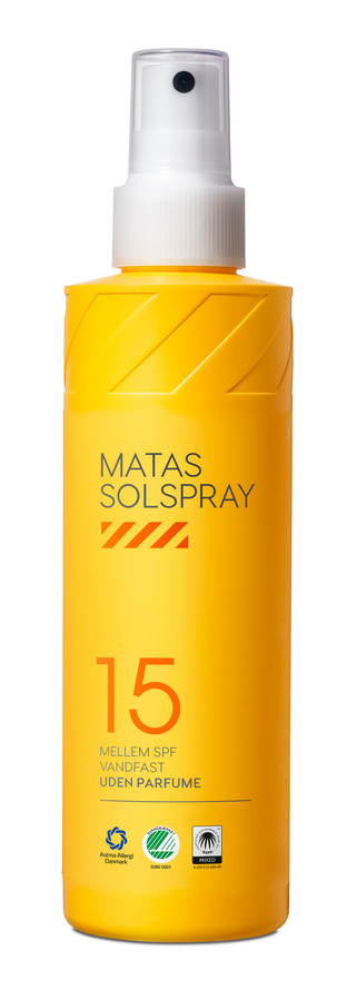 Matas Striber Solspray SPF 15 uden Parfume 200 ml - Matas