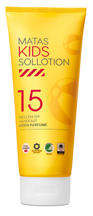 Matas Striber Kids Sollotion SPF 15 uden Parfume 200 ml