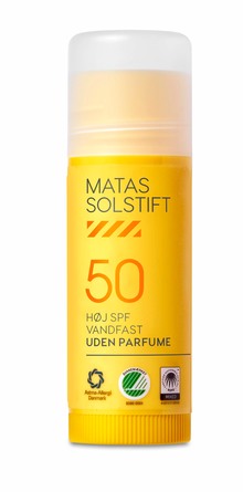 Matas Striber Solstift SPF 50 uden Parfume 15 ml