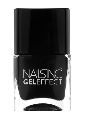 Nails inc GEL EFFECT BLACK TAXI 14 ML
