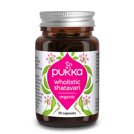 Shatavari til kvinder Ø Pukka 30 kap
